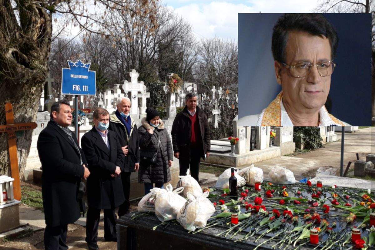 ionut dolanescu la mormantul lui ion Dolănescu la 12 ani de la moartea sa