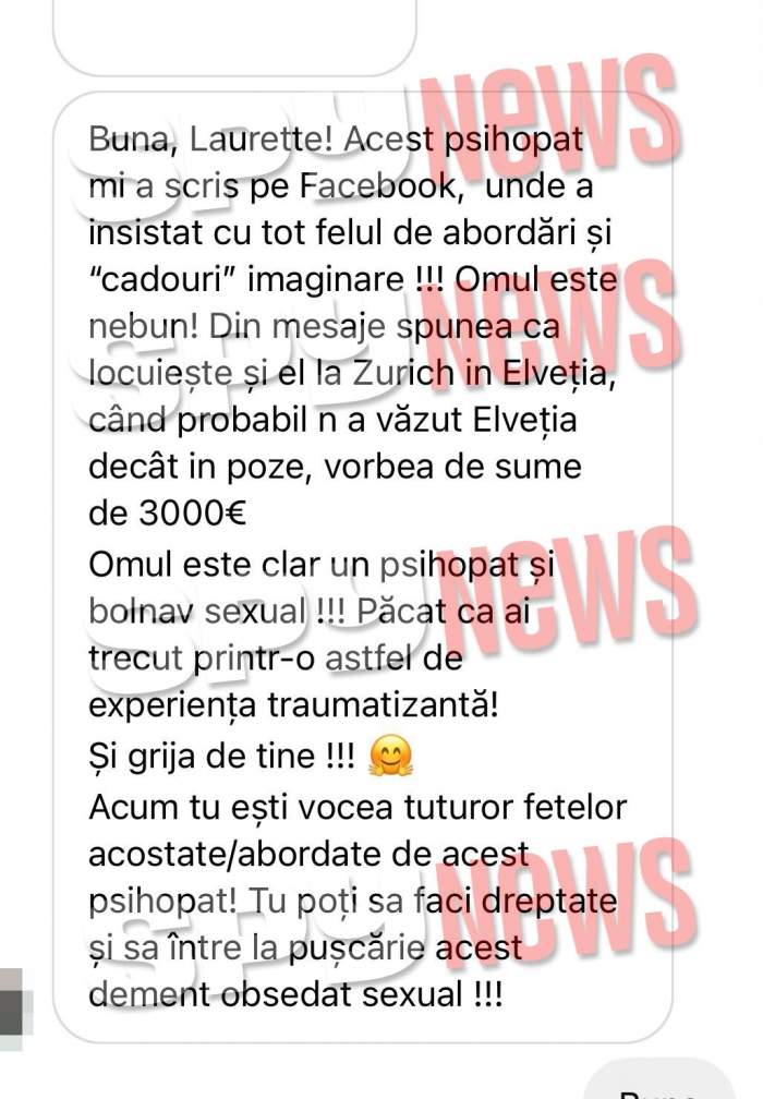 Mărturiile exclusive ale altor fete atacate și abordate de bărbatul care a încercat să o mutileze pe Laurette, în hotel