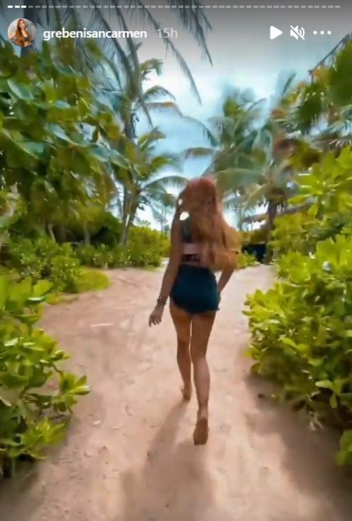 Carmen Grebenișan a trecut de la Cancun la Tulum. Roșcata se răsfață în vacanță alături de iubitul ei / FOTO