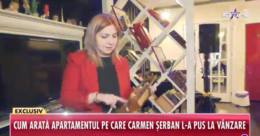 o parte din în apartamentul pe care carmen serban l-a pus la vânzare