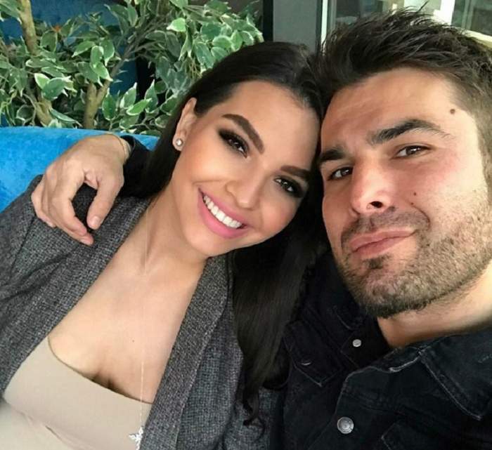 sandra mutu si adrian mutu fericiti si imbratisati