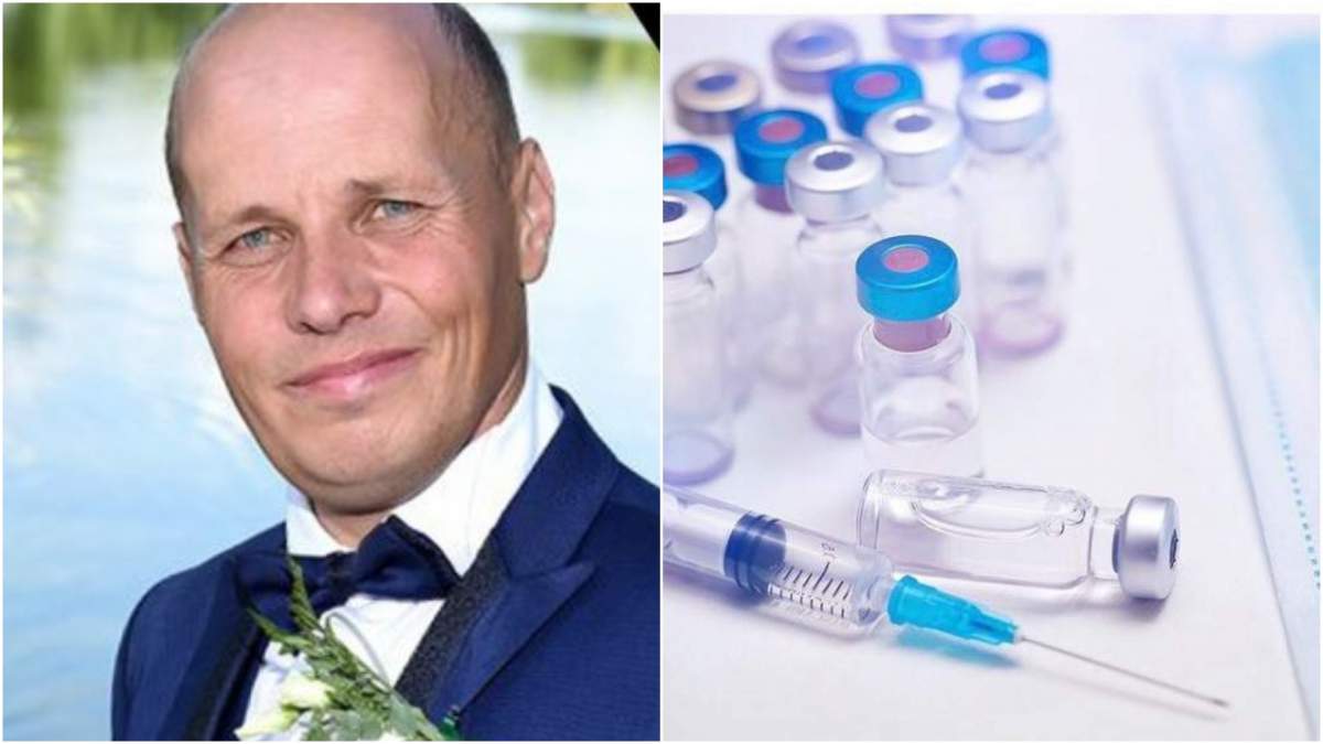 Colaj cu Andrei Zaharia în perioada în care trăia/ doze vaccin.