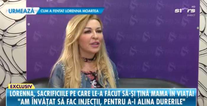 lorenna interviu pentru antena stars despre pierderea mamei