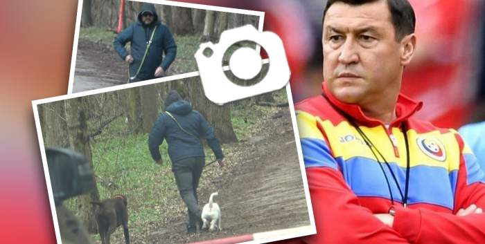 Viorel Moldovan nu a antrenat doar fotbaliști! Fostul jucător și-a dreasat cățeii cum știe el mai bine. Cum a fost surprins alături de patrupezi / PAPARAZZI