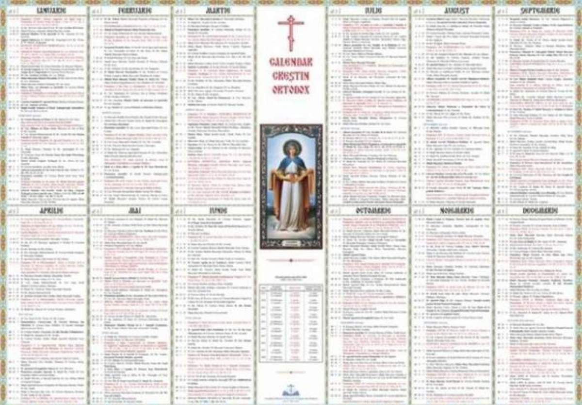 calendar ortodox 26 martie