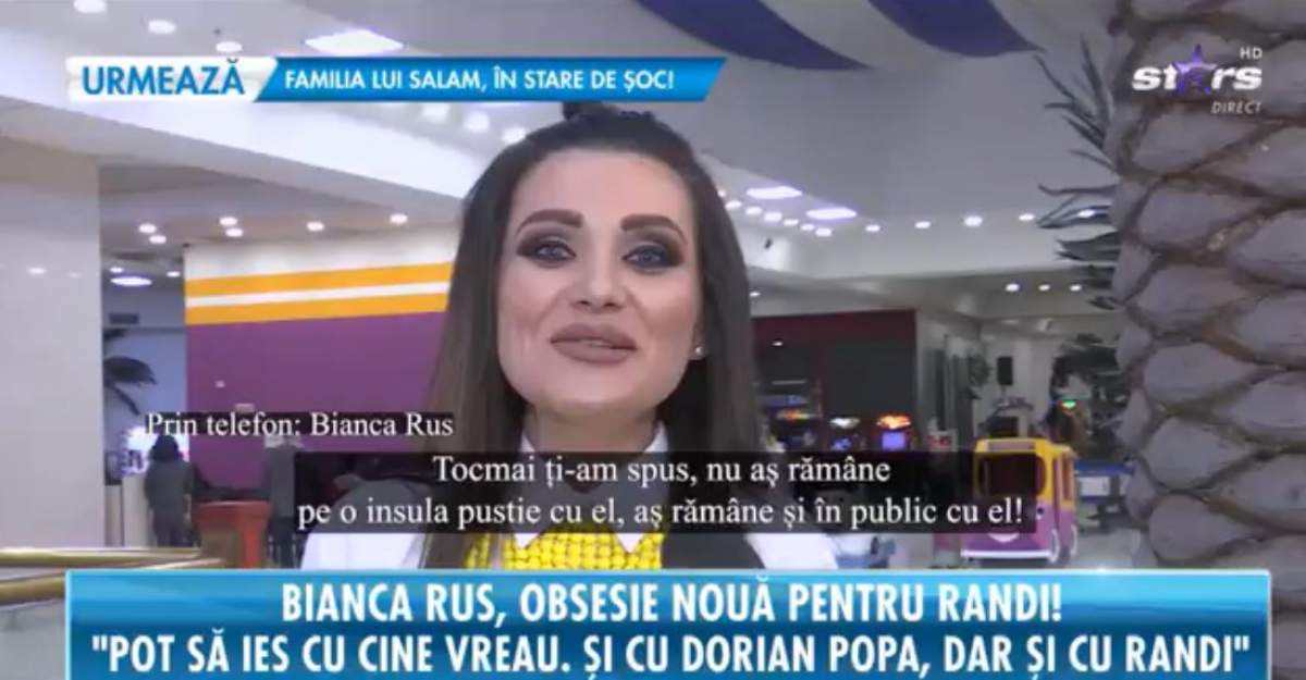 Bianca Rus a vorbit la Antena Stars despre pasiunea ei pentru Randi