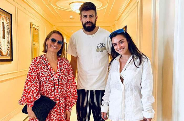 andreea esca si alexia eram s-au fotografiat cu Gerard Piqué