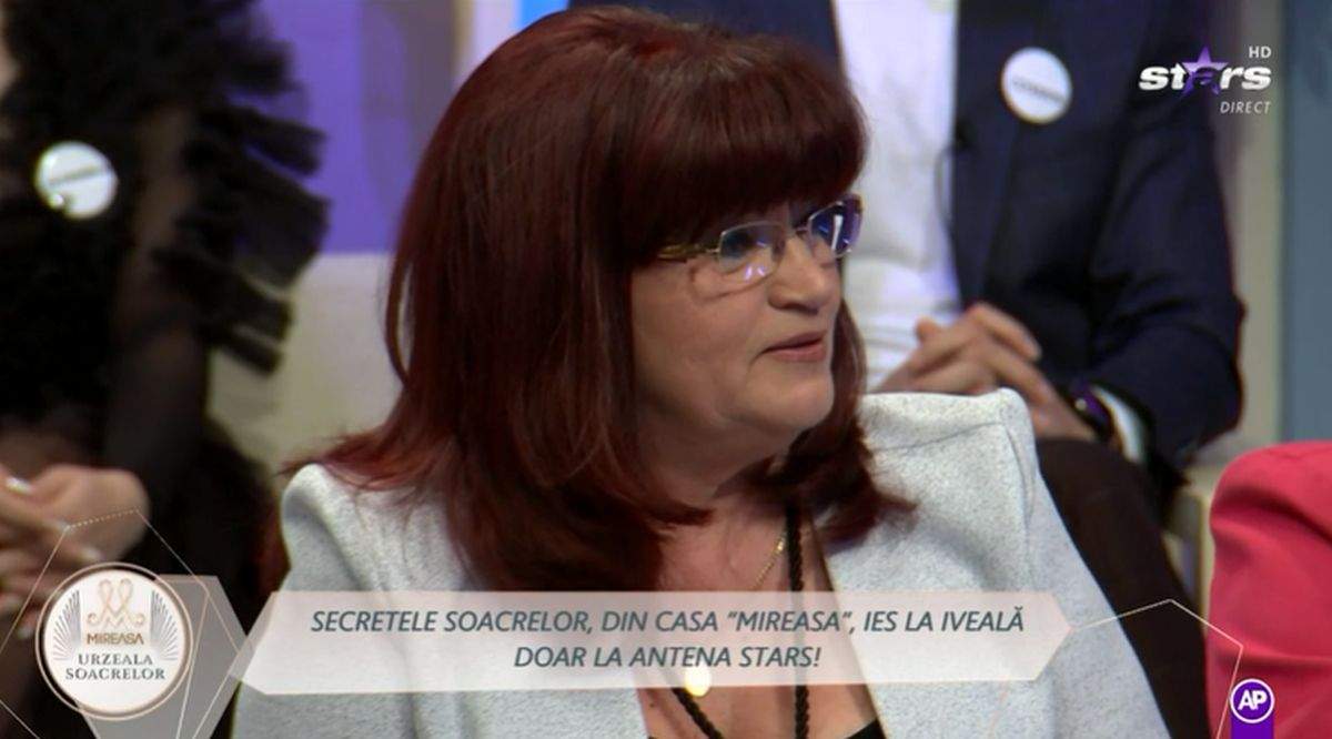 Paula, mama adoptivă a Gabrielei Cristea, invitat special la emisiunea  ''Mireasa, urzeala soacrelor''