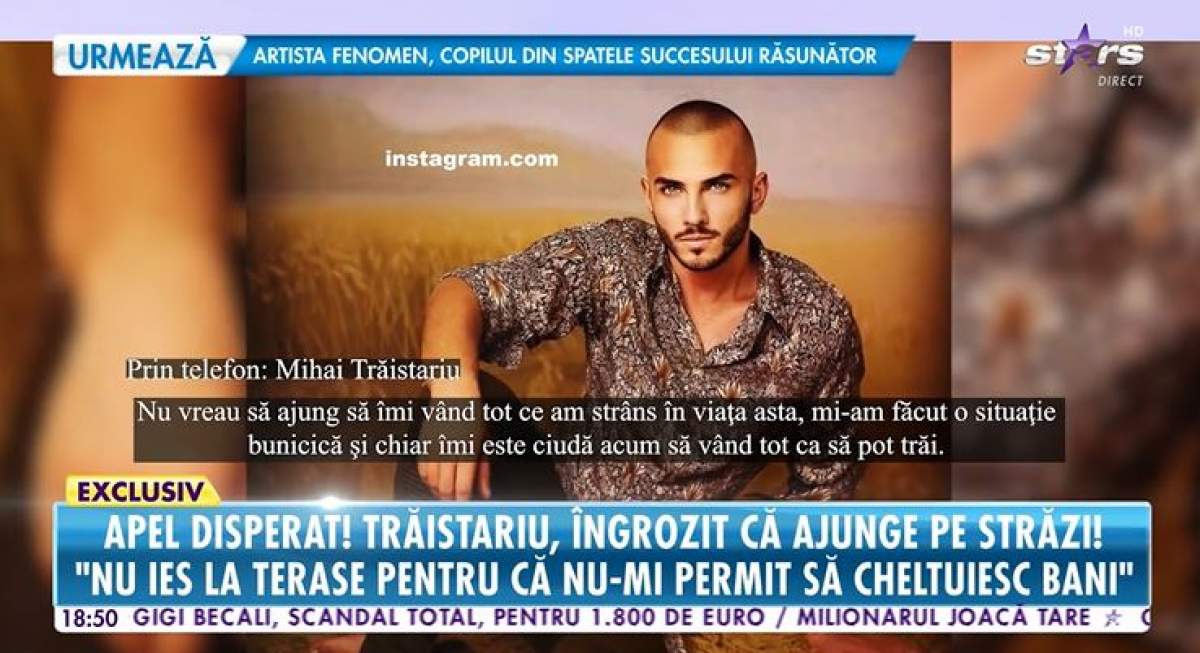 Mihai Traistariu vorbeste la antena stars despre depresie si faliment