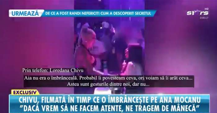 Loredana Chivu, surprinsă în timp ce a îmbrâncit-o pe Ana-Maria Mocanu în club! Ce s-a întâmplat între dive / FOTO