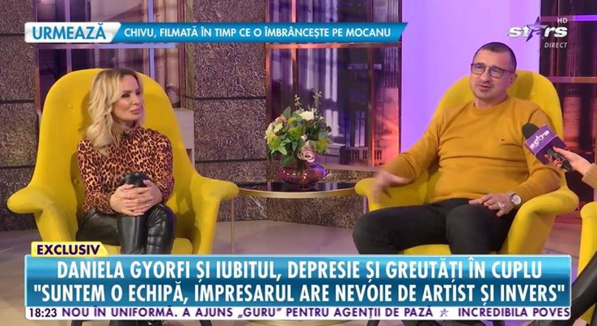 Daniela Gyorfi si George Tal ofera un interviu penrtu Antena Stars