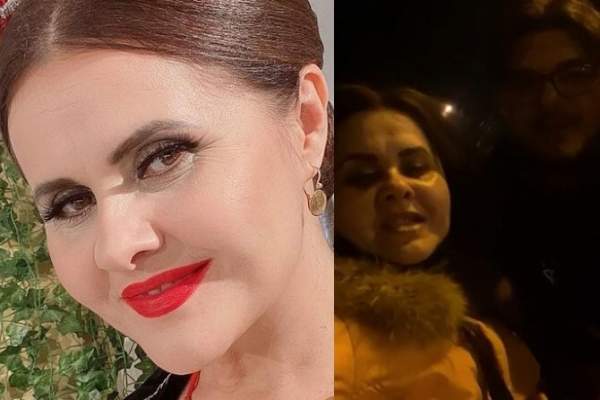 Niculina Stoican, prezentă la protestul din Târgu Jiu! Artista e nemulțumită de măsurile restrictive impuse de autorități / FOTO