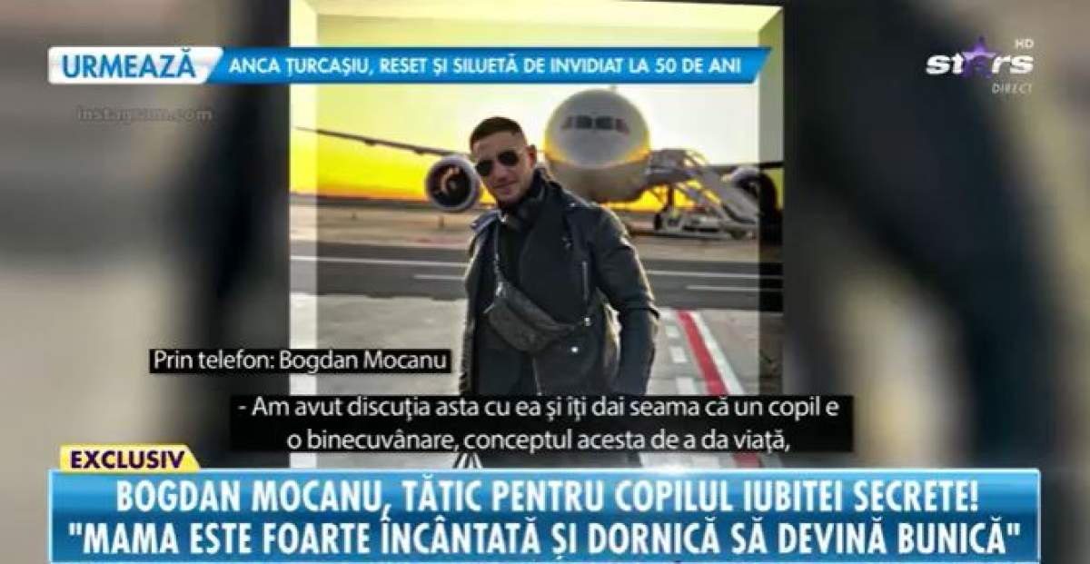 Captură video cu Bogdan Mocanu, interviu la Antena Stars.