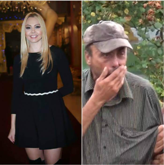 Colaj foto cu Denisa Răducu și tatăl ei