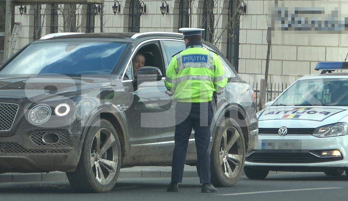 gigi becali oprit de politisti in trafic