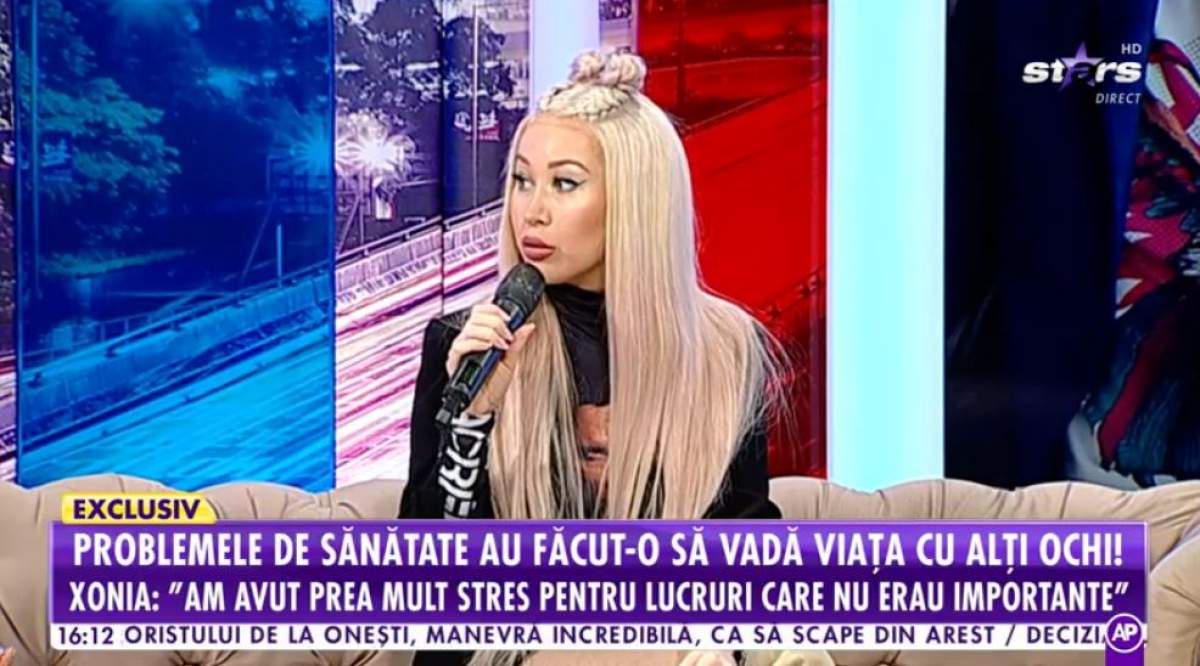 Xonia vorbeste la Antena Stars despre boala ei
