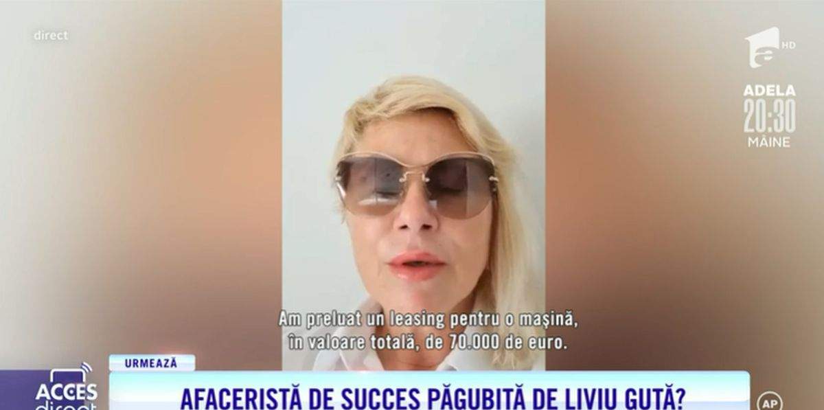 Afacerista Marcela Tudor acuzatii la adresa unui manelist la acces direct