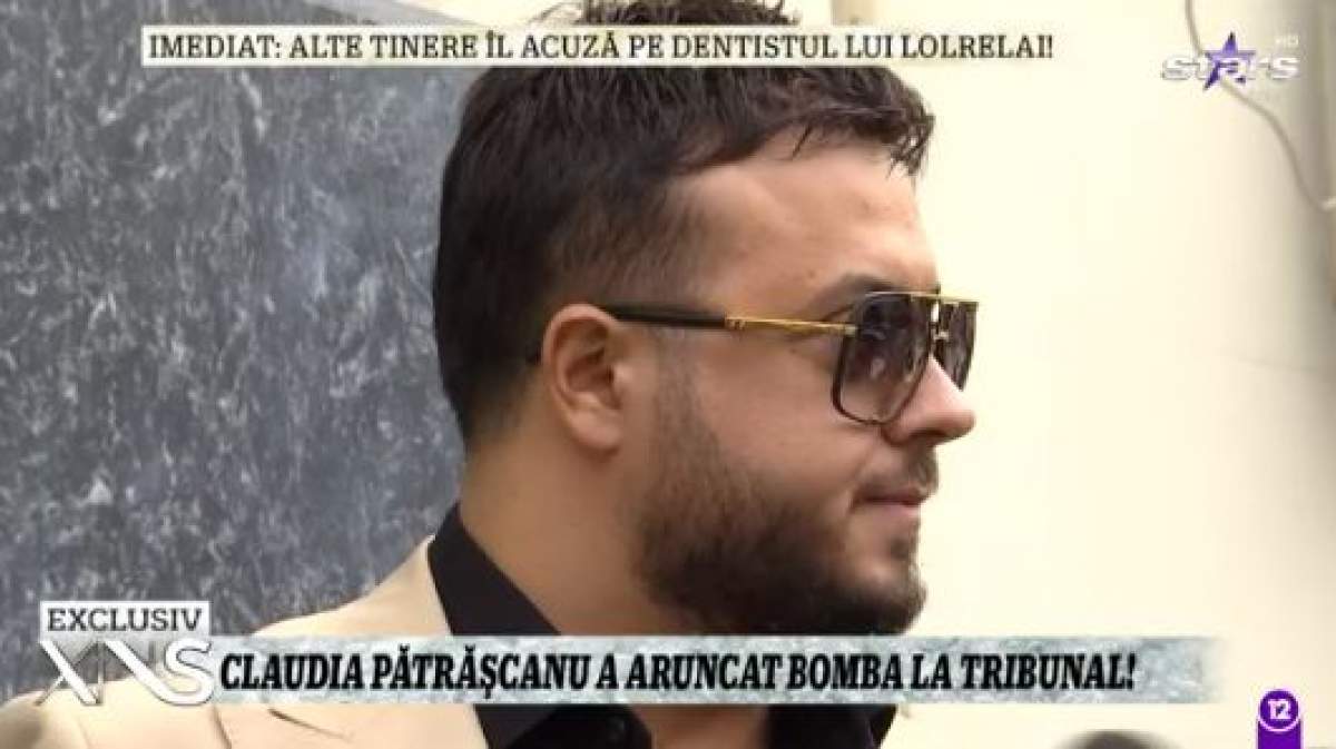 Gabi Bădălău, la costum și cu ochelari de soare
