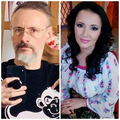 Colaj foto cu Mihai Albu și Silvana Rîciu