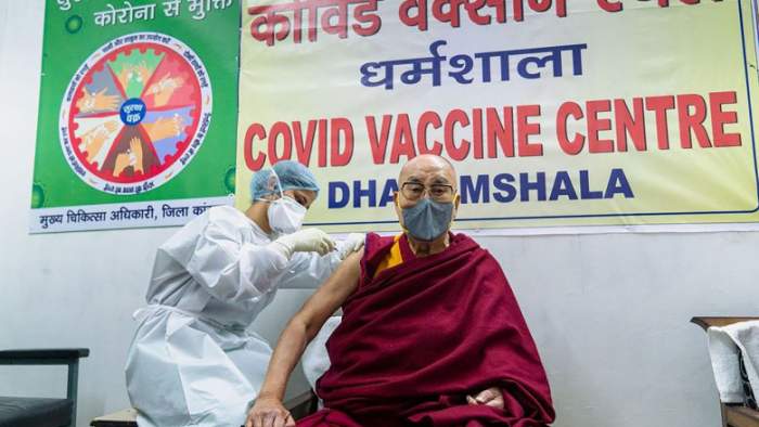 Dalai Lama, când s-a vaccinat anti-COVID-19