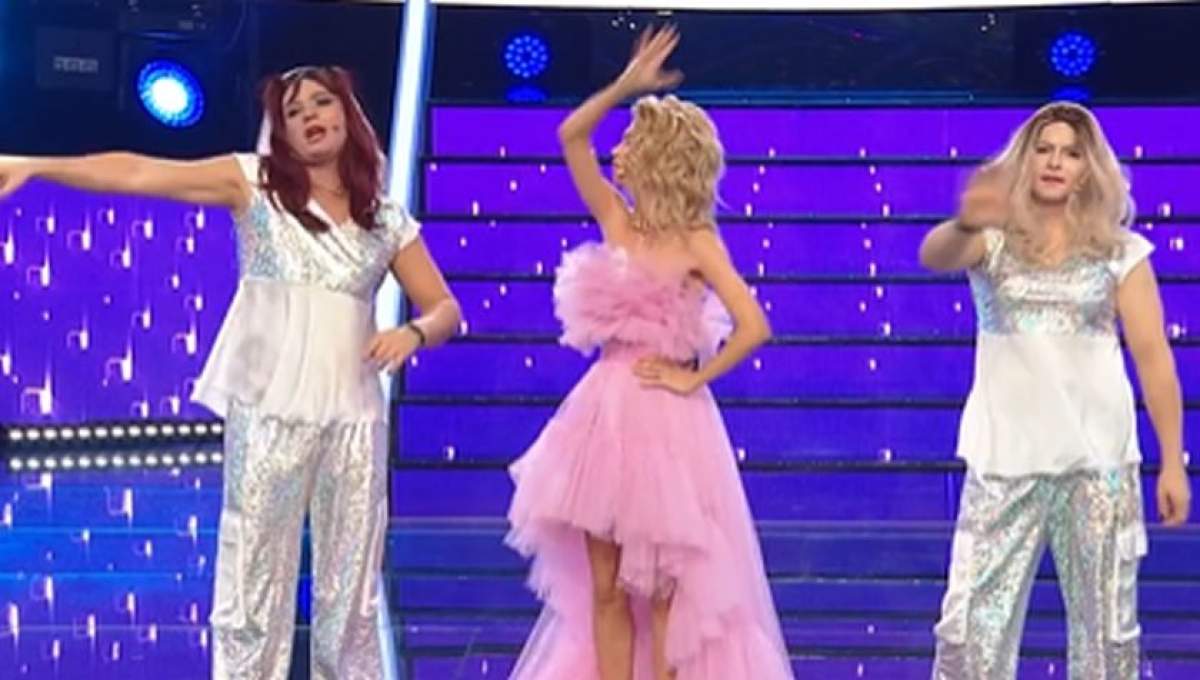 andrei stefanescu si liviu varciu pe scena alaturi de andreea balan dupa ce s-au transformat in trupa andre la te cunosc de undeva