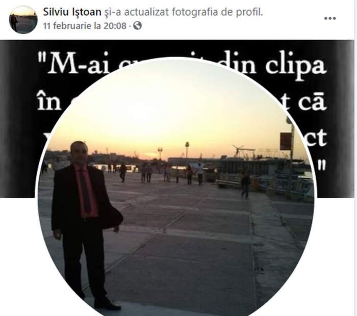 silviu istoan si-a schimbat fotografia de profil de pe facebook cu cateva zile inainte de crimele din onesti