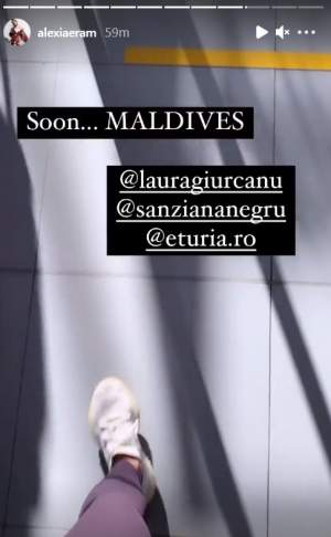 Alexia Eram pleacă în Maldive cu Laura Giurcanu și Sânziana Negru. Cum se pregătesc cele trei prietene pentru experiența de neuitat / FOTO
