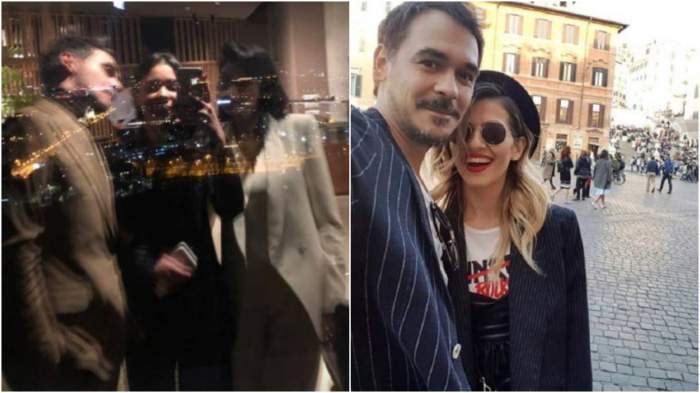 Colaj cu Răzvan Simion, Daliana Răducan și fiica sa/ Răzvan Simion și Lidia Buble în perioada în care formau un cuplu.