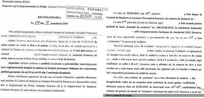 Șeful Jandarmeriei l-a băgat la apă pe șeful IPJ Suceava / Documentul care aruncă în aer în dosarul jandarmului proxenet