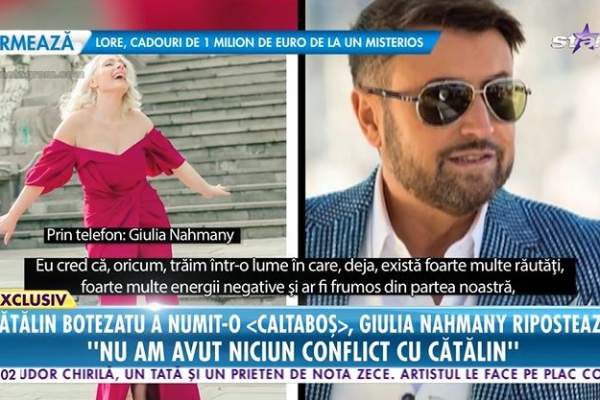 Giulia Nahmany, primele declarații, după ce Cătălin Botezatu a umilit-o! Reacția vedetei: „Sunt mirată” / VIDEO