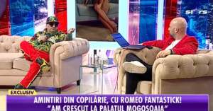 Romeo Fantastik, amintiri din copilărie la Antena Stars. Ce studii are celebrul artist: ”Nu mi-a lipsit nimic”