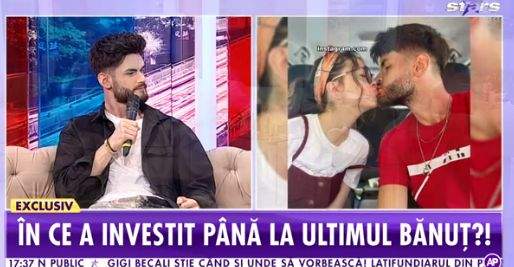Colaj foto cu Edwardn Sanda aflat la Antena Stars și o fotografie cu el și Clopatra Stratan sărutându-se