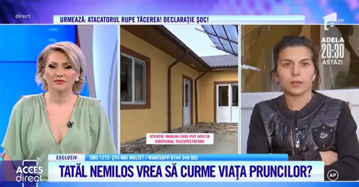 Acces Direct. Tânără mămică, terorizată de vărul fostului iubit. Ce au de împărțit cei doi: „A spart toate geamurile peste mine și copil” / VIDEO