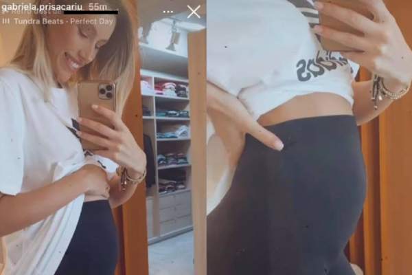 Gabriela Prisăcariu, imagini emoționante cu burtica de gravidă. Cum arată iubita lui Dani Oțil în al doilea trimestru de sarcină! / FOTO