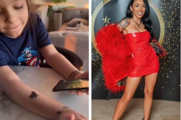 Fratele mai mic al lui Ruby îi calcă pe urme cântăreței. Ce tatuaje și-a făcut micuțul Robert / FOTO