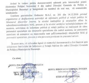Poliția și Parchetul, reacții incredibile, în scandalul de la Secția 16 / Documente exclusive