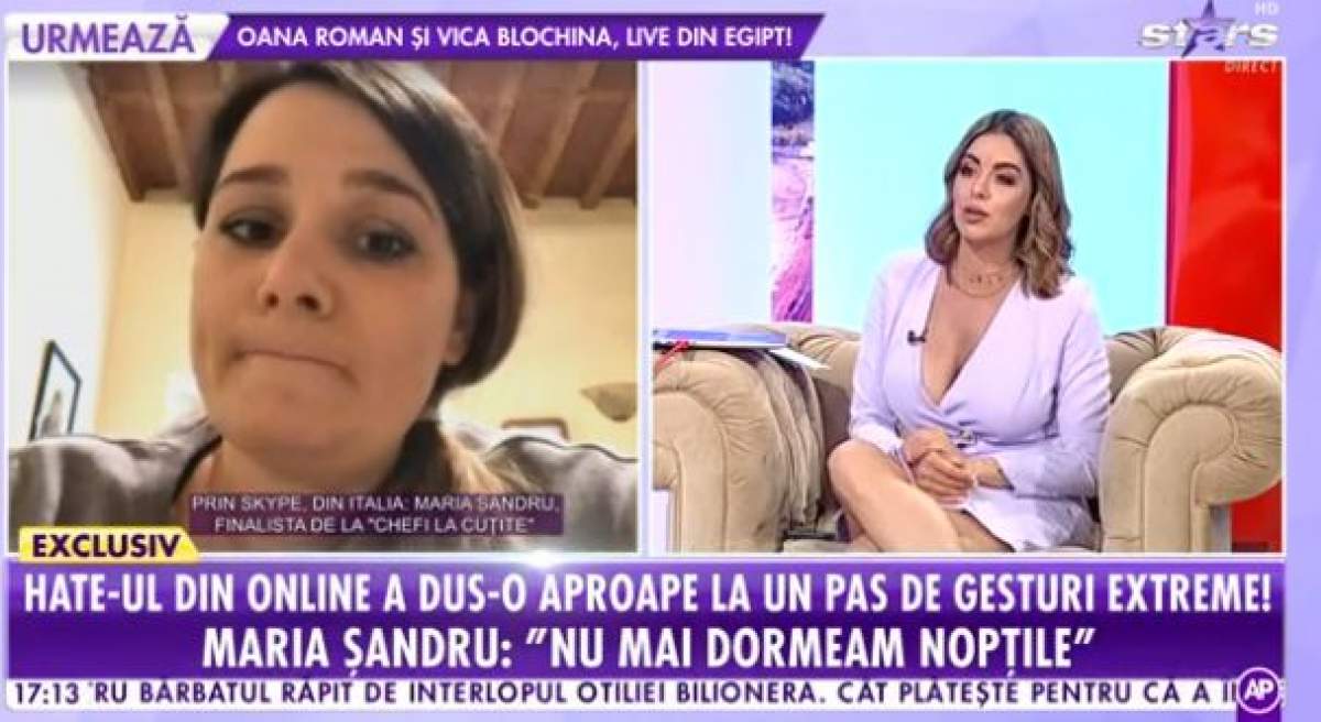 Maria Șandru, la Antena Stars, direct din casa sa