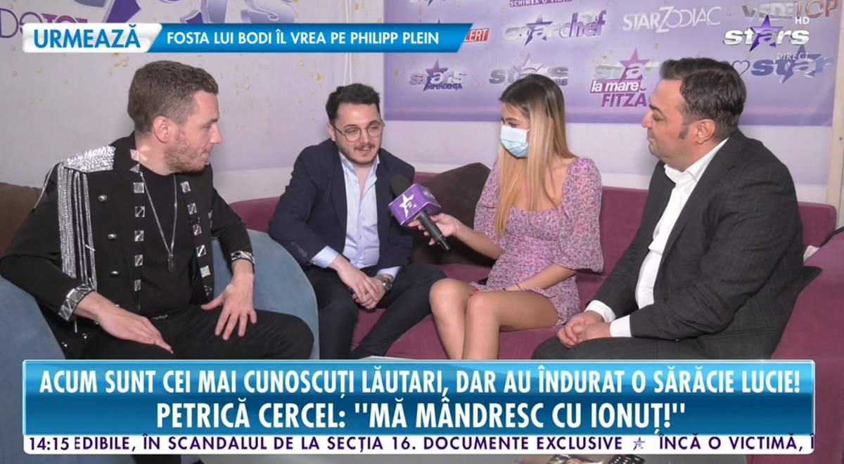 ionut cercel cu tatal si fratele la antena stars