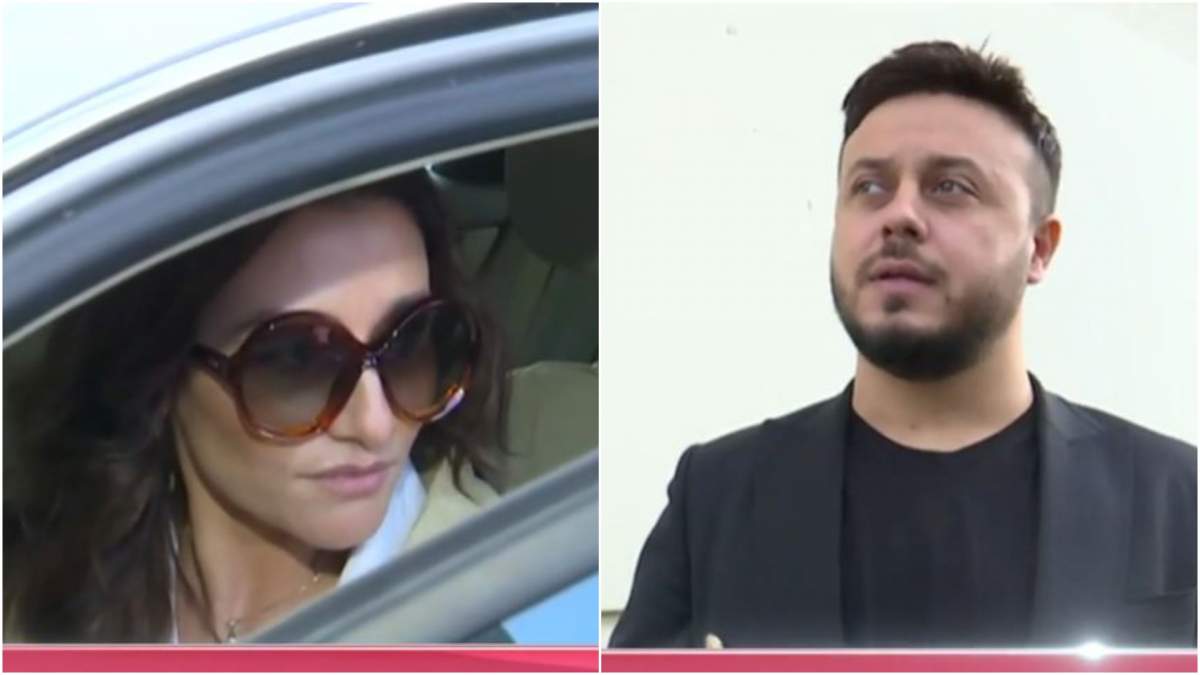 Captură video cu Claudia Pătrășcanu și Gabi Bădălău.