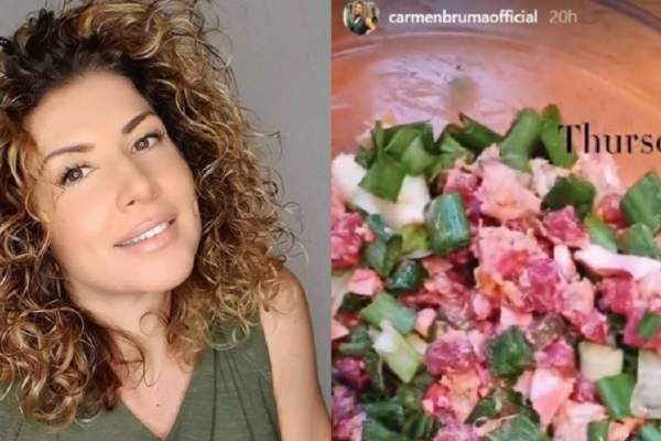 Rețeta de salată rusească a lui Carmen Brumă. Cum gătești rapid un preparat gustos și sănătos: „O variantă cu mai puține calorii” / FOTO