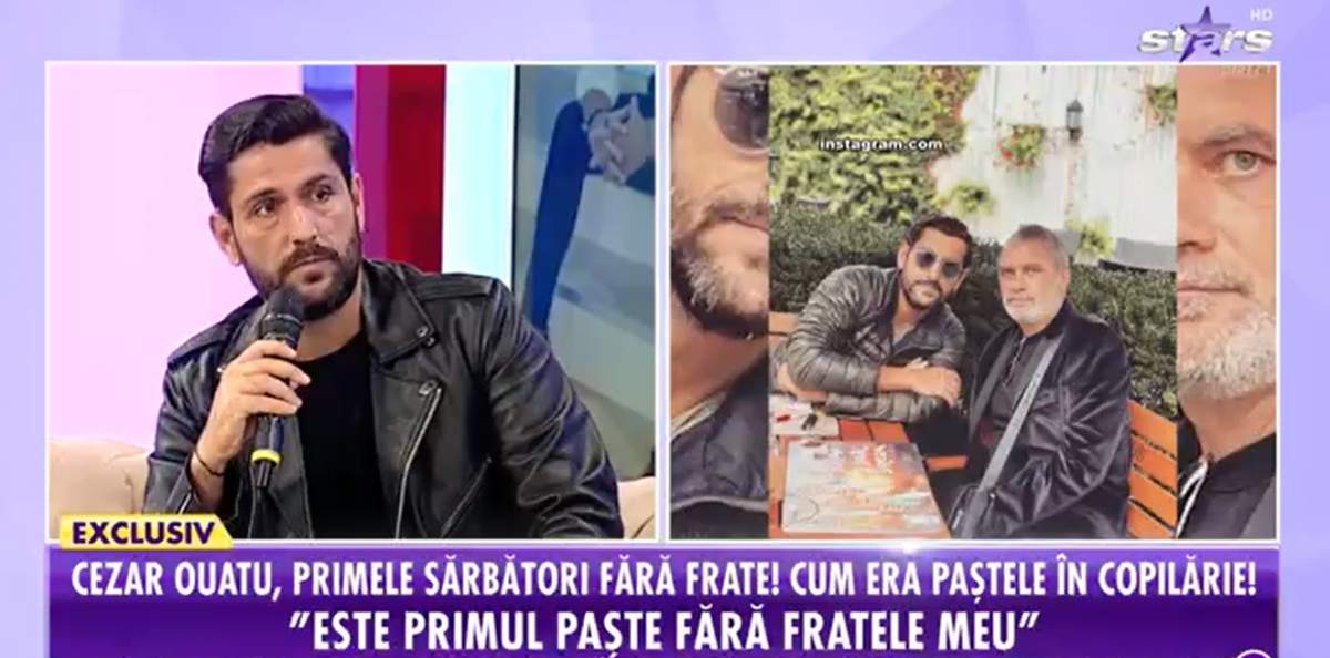 Captură video cu Cezar Oautu în platou la Antena Stars.