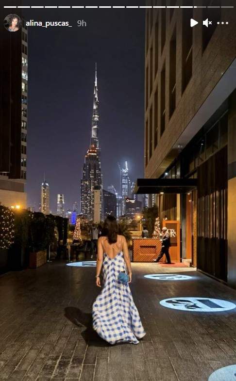 Alina Pușcaș și soțul, sărut pătimaș în Dubai. Prezentatoarea de la Te cunosc de undeva pare o adolescentă îndrăgostită / FOTO