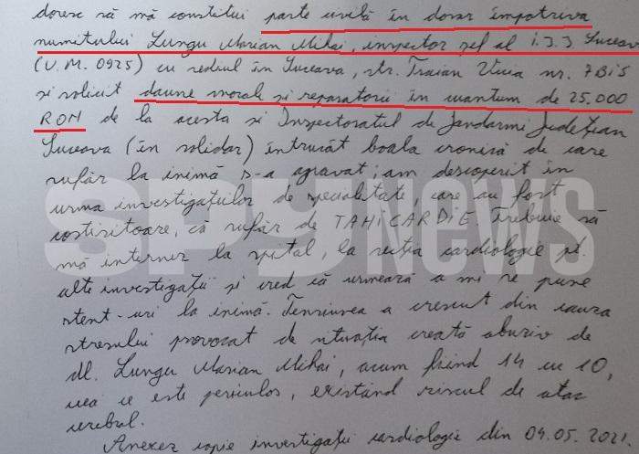 Câți bani le-a cerut șefilor jandarmul dat afară din cauza problemelor la cap! / Declarație exclusivă
