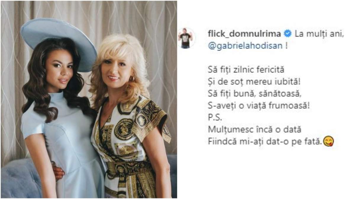 Denisa Hodișan alături de mama sa/ versurile scrie de Flick.