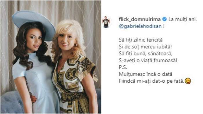 Denisa Hodișan alături de mama sa/ versurile scrie de Flick.