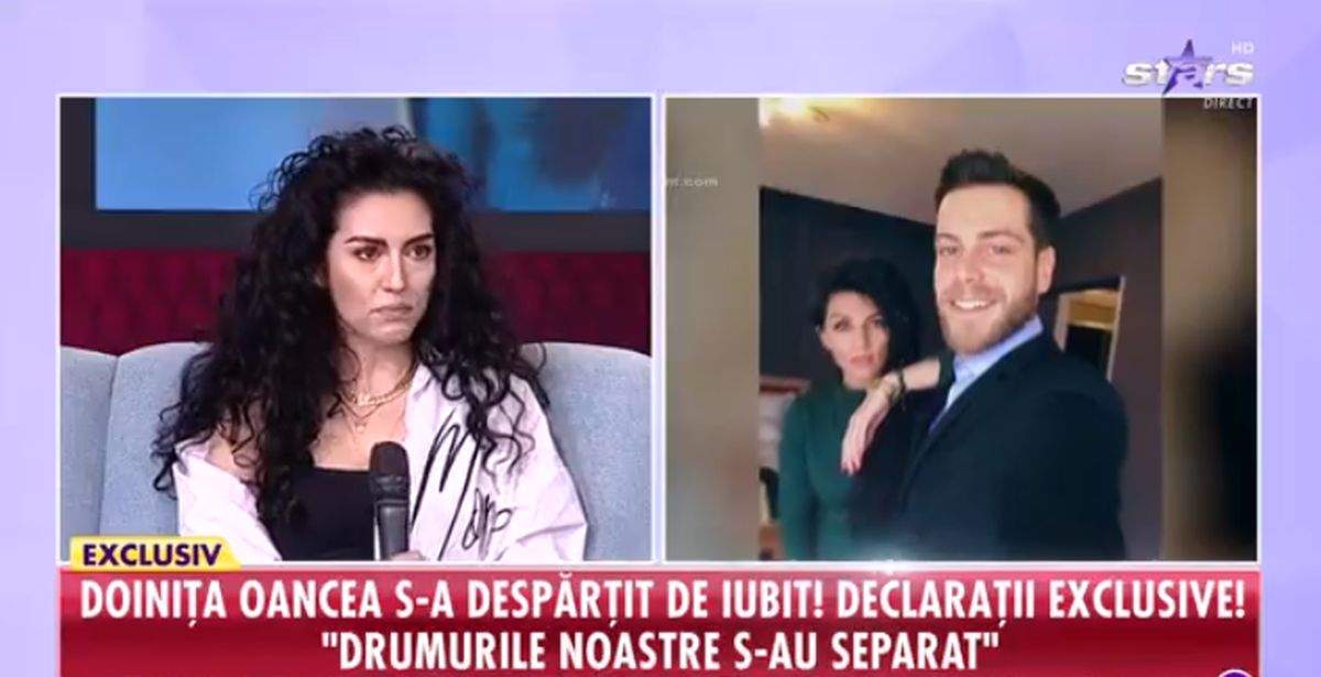 Doinița Oancea, primele declarații la antena stars despre despărțirea de iubit