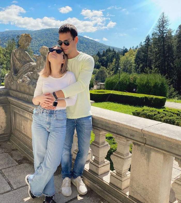 Vlad Gherman și Cristina Ciobănașu, în perioada în care formau un cuplu, în vacanță.