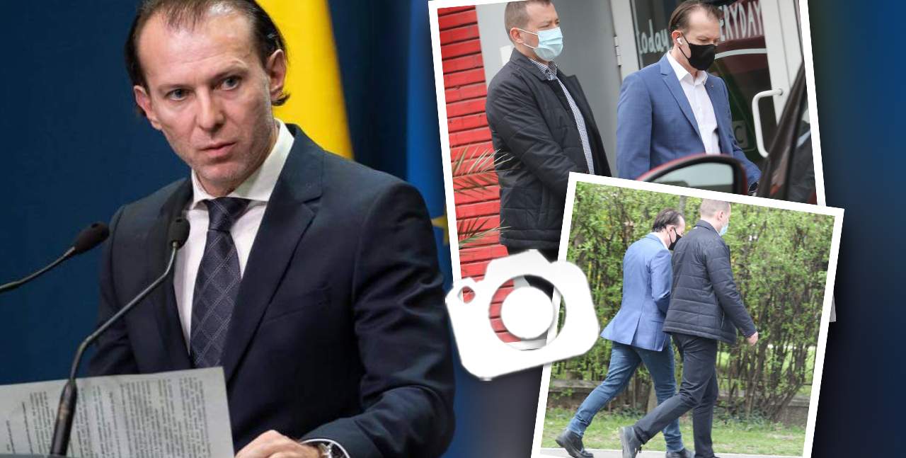 Florin Cîțu, chemat acasă la Klaus Iohannis. Premierul nu s-a grăbit deloc. Știe că mersul pe jos face piciorul frumos / PAPARAZZI