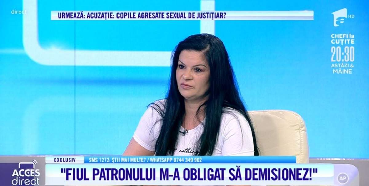 Acces Direct. Mamă a trei copii, amenințată de fiul unui afacerist celebru? Roxana susține că e terorizată din 2015: „Mă tem pentru viața mea” / VIDEO