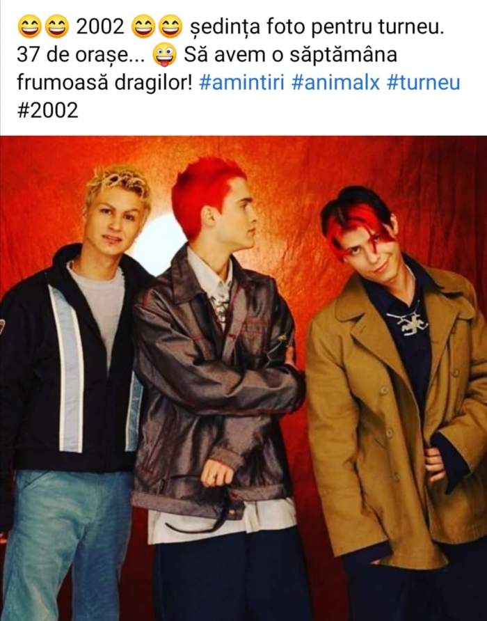 Trupa Animal X în anul 2002